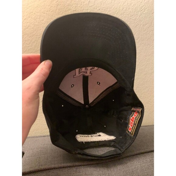 NHL Hockey Mighty Ducks of Anaheim Adjustable Baseball Hat Cap Black - Picture 5 of 6